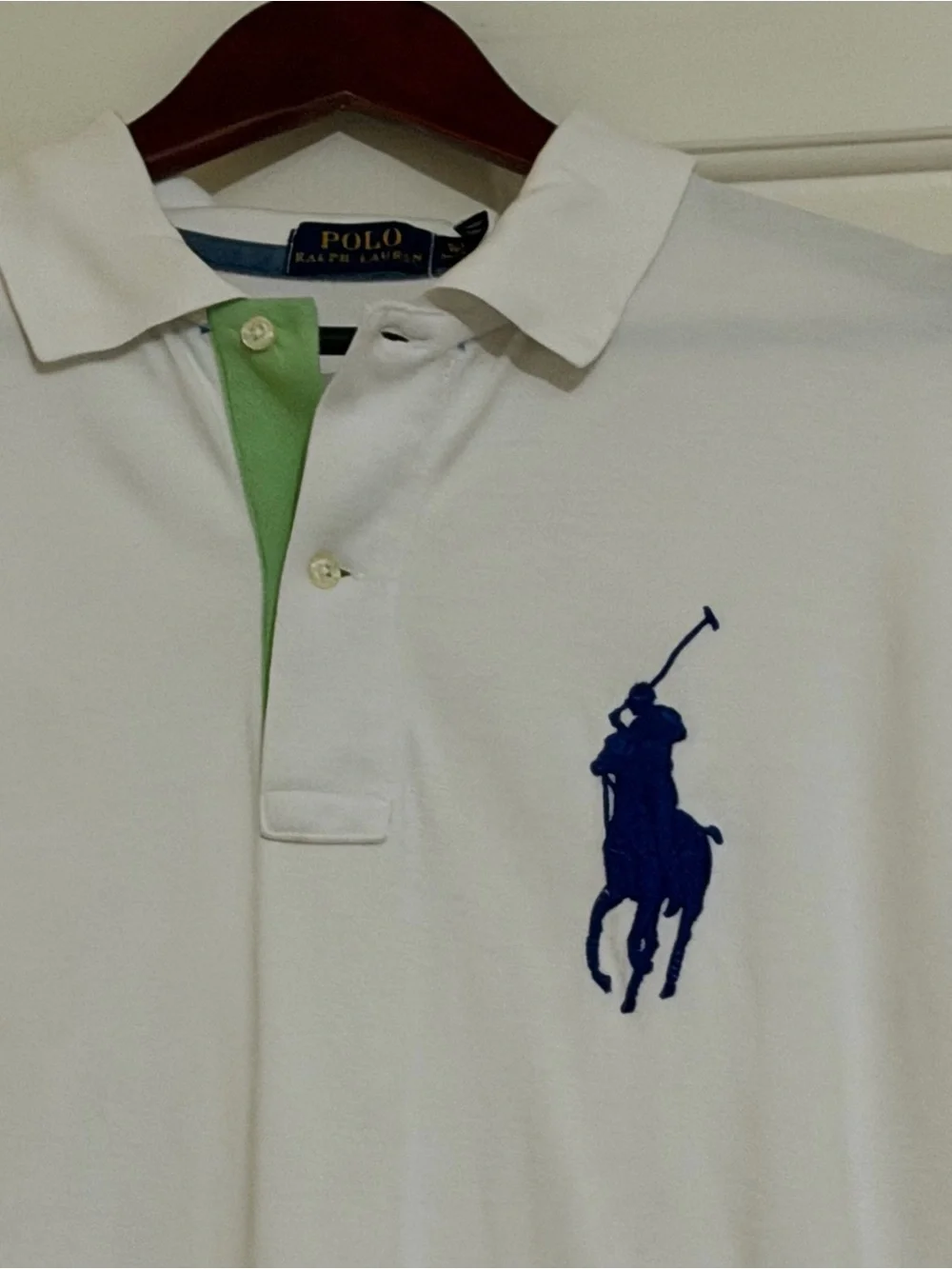 Polo Ralph Lauren Big Pony White Polo Shirt Size XLT XL Tall